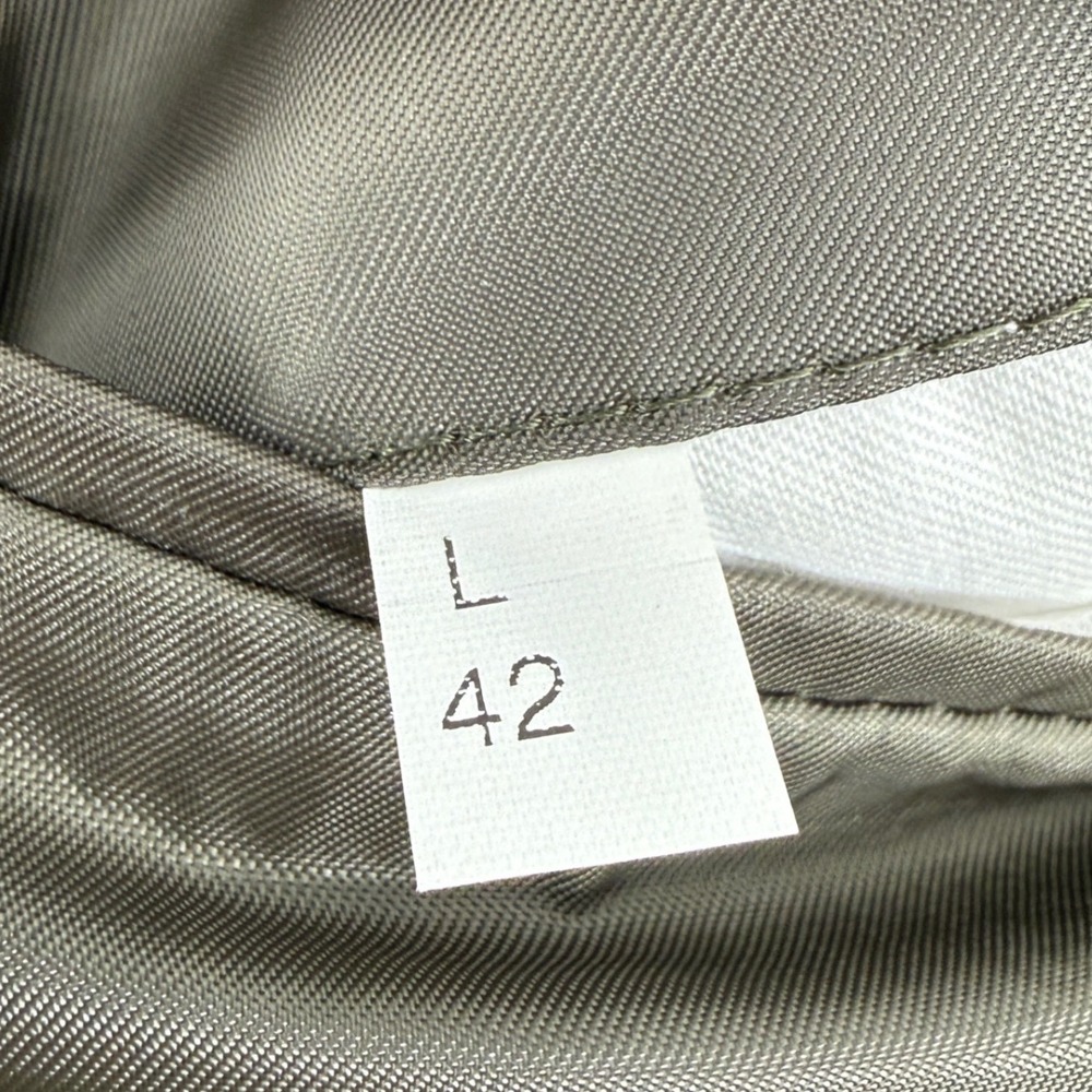 CRICKETEER Mens Blazer‎ Jacket Size 42 LGrey Cotton Polyester Two Button - Picture 6 of 6